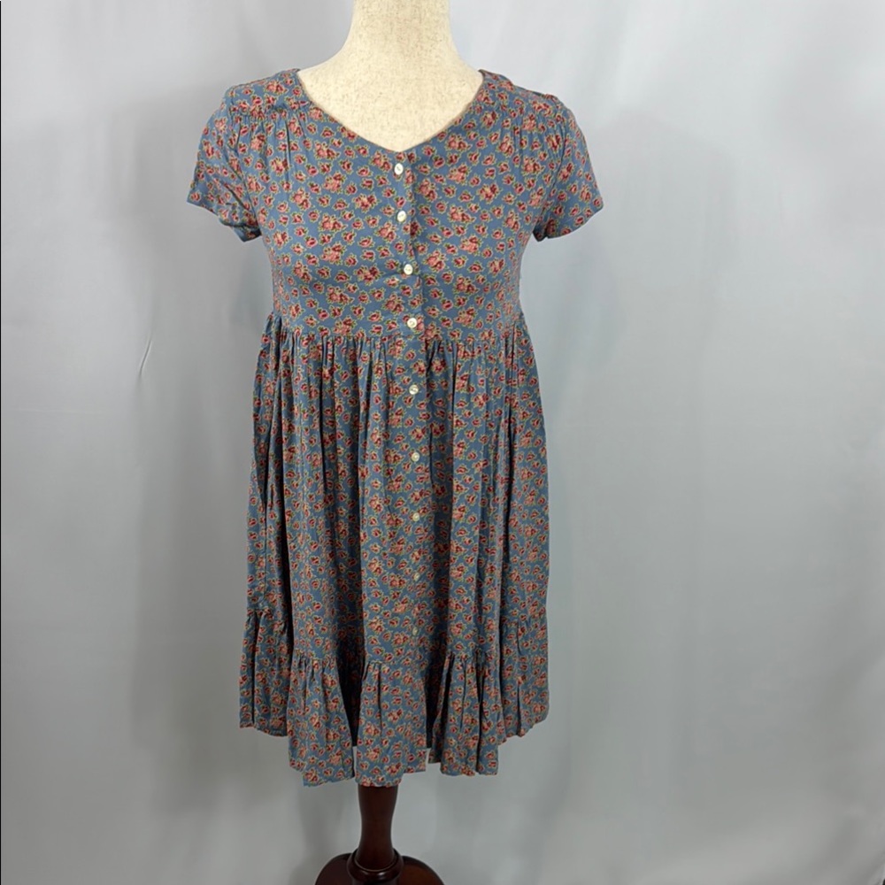 NWT Ralph Lauren Floral Button-Down Dress, Size 14